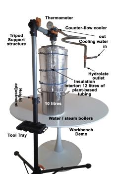 DESTILLIERMEISTER E10-12 Suprem-Plus ISO Model2026 -with an insulated plant pipe