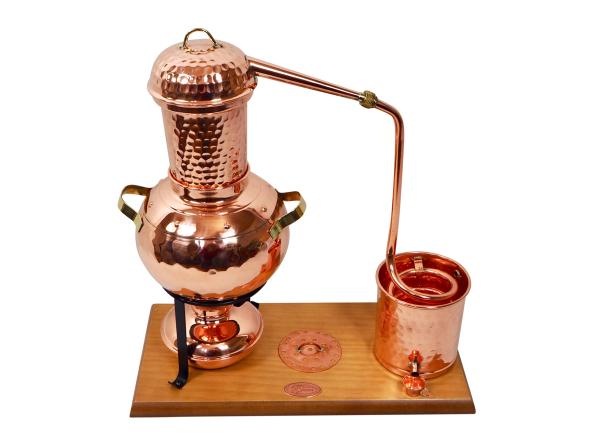 CopperGarden® Arabia 2L table-top still, with burner and steam